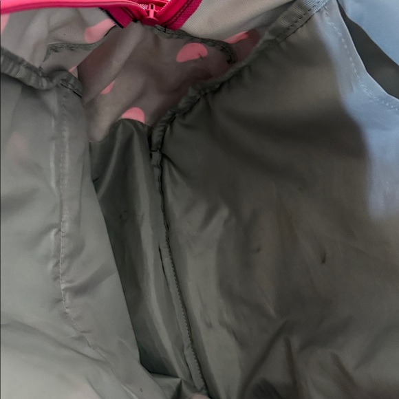 Lands' End Kids Backpack in Navy and Pink Dots - Picture 8 of 9